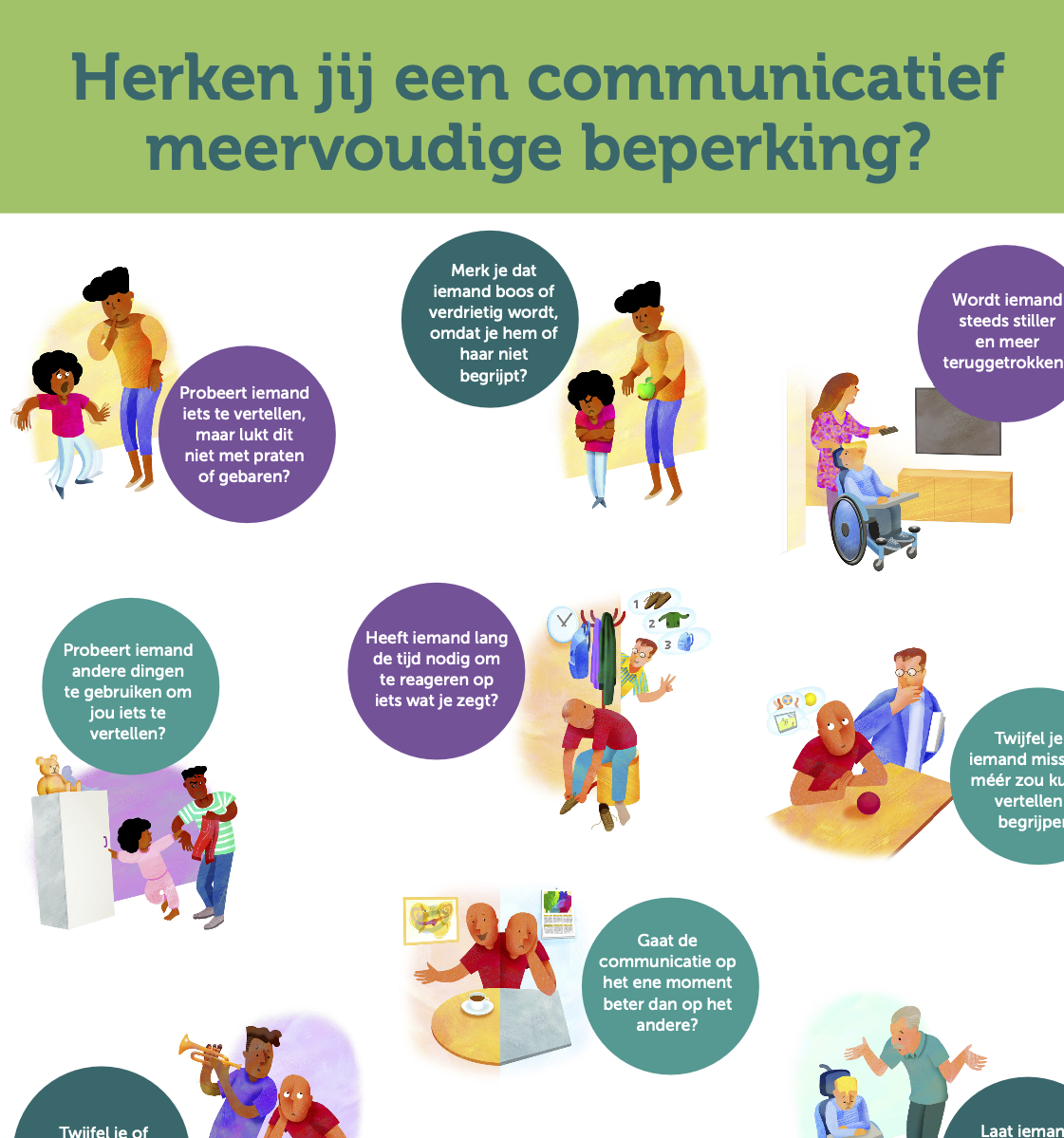 Poster met situaties